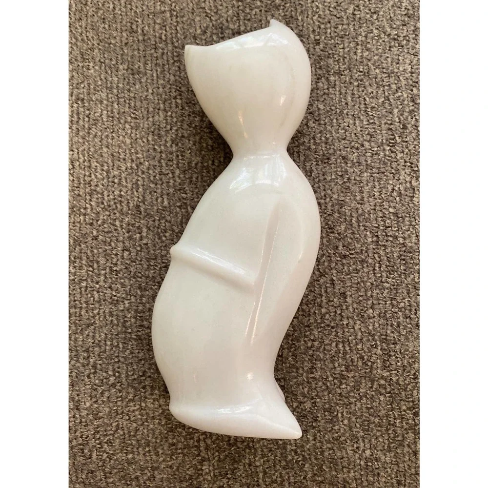 Vintage Sitting Cat Marble Figurine - Picture 2 of 9